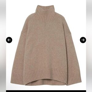 COS Beige/Taupe Turtleneck Sweater